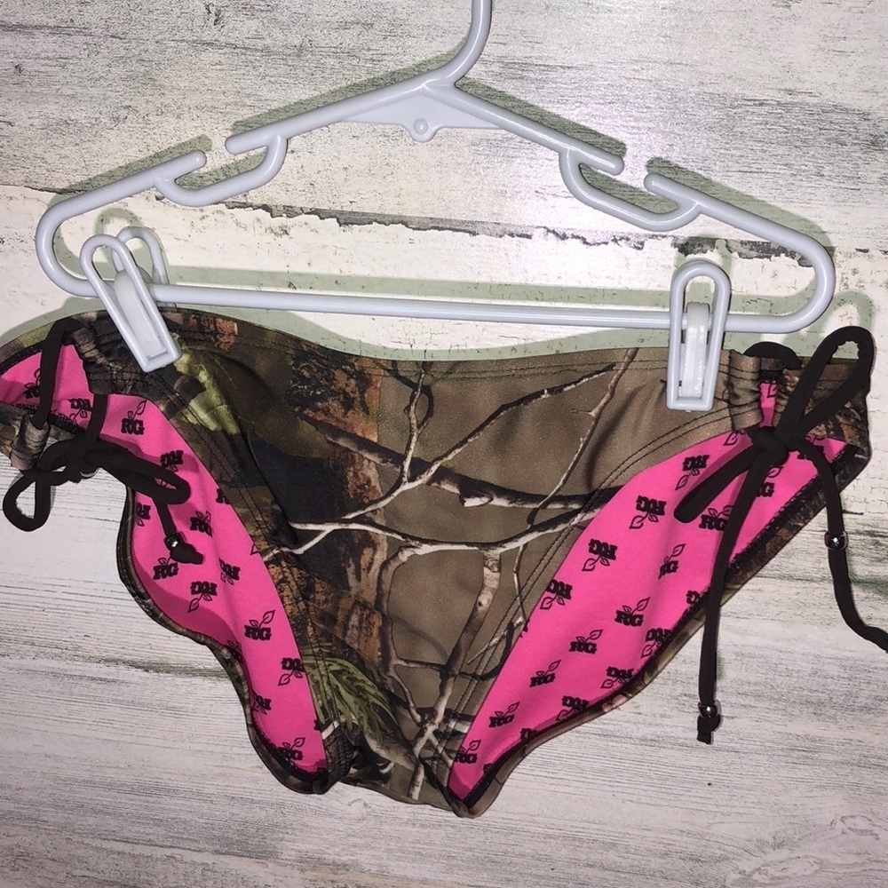 Camo and pink large swimsuit bottoms Camo bikini bottoms country girl​​​